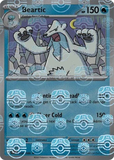 Beartic — Black Bolt - Master Ball Reverse Holo