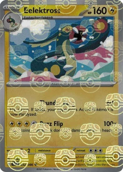 Eelektross — Black Bolt - Master Ball Reverse Holo
