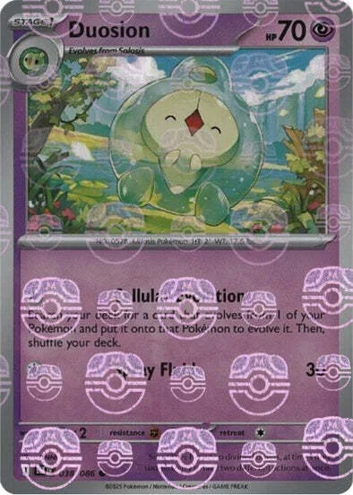 Duosion — Black Bolt - Master Ball Reverse Holo