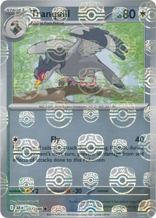 Tranquill — Black Bolt - Master Ball Reverse Holo