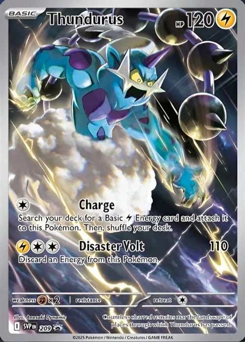 Thundurus — SV Black Star Promos