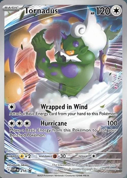 Tornadus — SV Black Star Promos