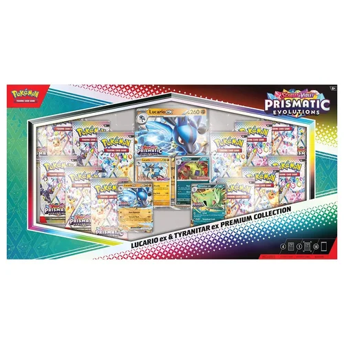 Lucario ex & Tyranitar ex Premium Collection — Prismatic Evolutions