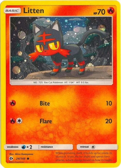 Litten — Theme Deck & Blisters Exclusives