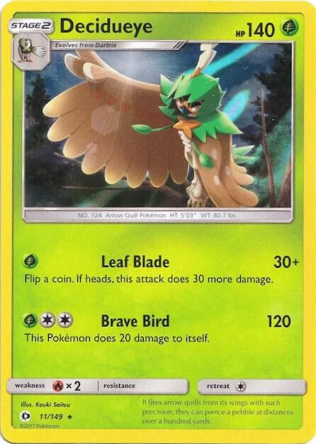 Decidueye — Theme Deck & Blisters Exclusives