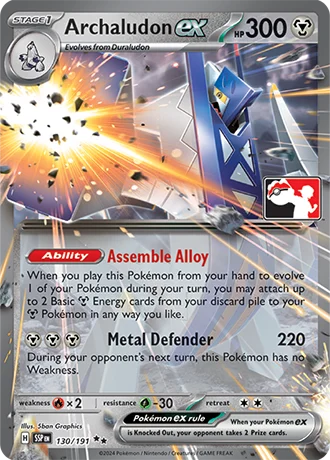 Archaludon ex — Play! Pokémon Prize Pack Series