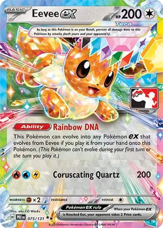 Eevee ex — Play! Pokémon Prize Pack Series