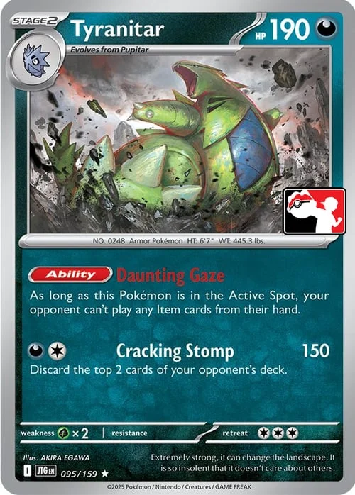Tyranitar — Play! Pokémon Prize Pack Series