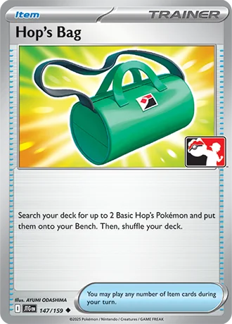 Hop's Bag — Play! Pokémon Prize Pack Series