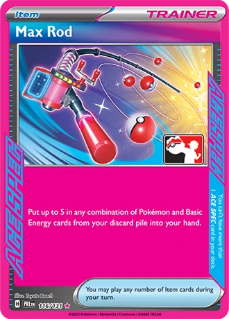 Max Rod — Play! Pokémon Prize Pack Series