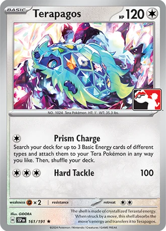 Terapagos — Play! Pokémon Prize Pack Series