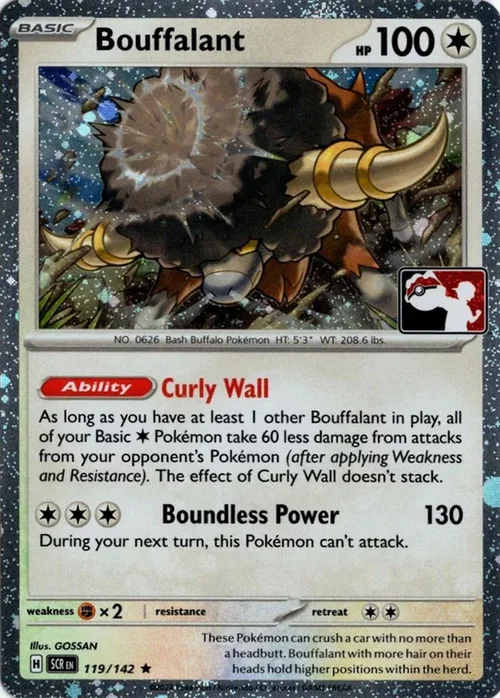Bouffalant — Play! Pokémon Prize Pack Series