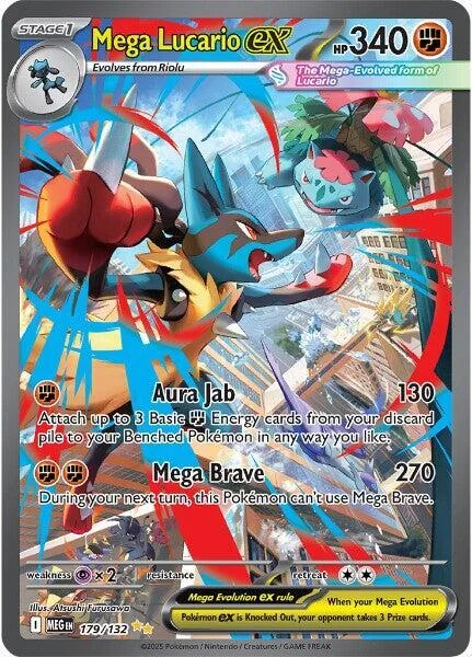 Mega Lucario ex — Mega Evolution