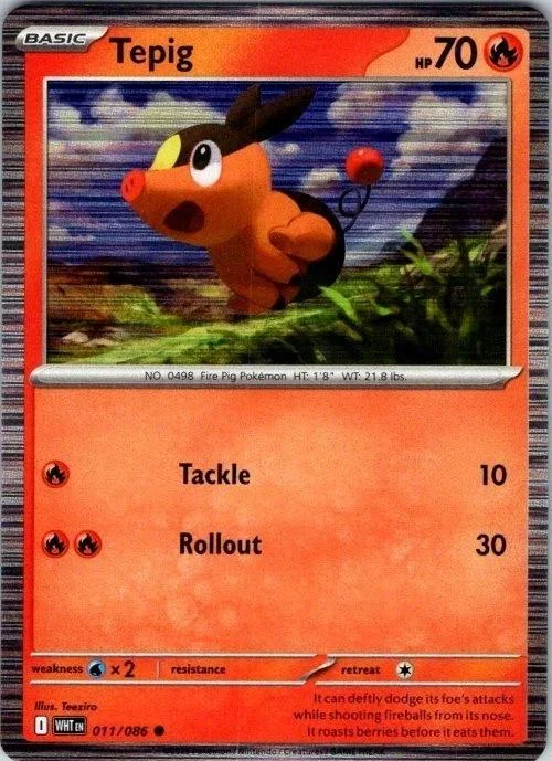 Tepig — SV Black Star Promos