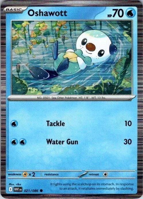 Oshawott — SV Black Star Promos