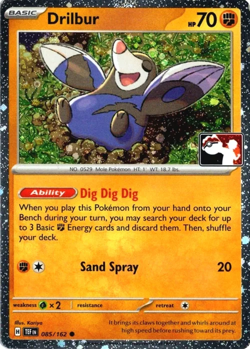 Drilbur — Play! Pokémon Prize Pack Series