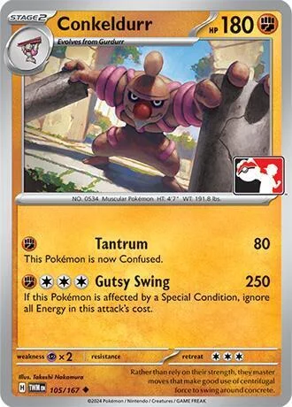 Conkeldurr — Play! Pokémon Prize Pack Series