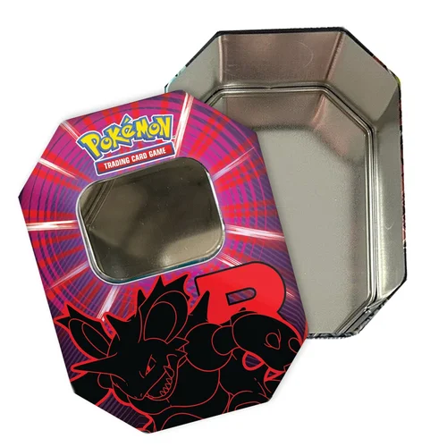 Empty Team Rocket's Nidoking ex Tin — Scarlet & Violet Products