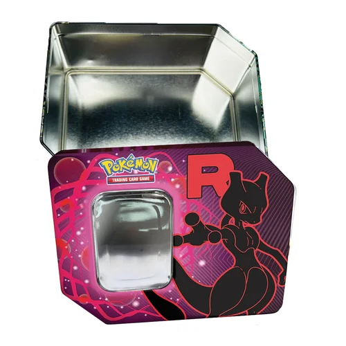 Empty Team Rocket's Mewtwo ex Tin — Scarlet & Violet Products