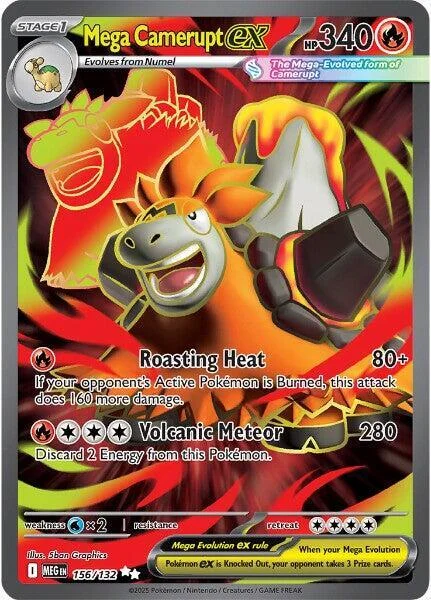 Mega Camerupt ex — Mega Evolution