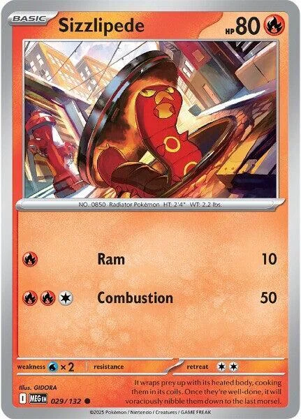 Sizzlipede — Mega Evolution