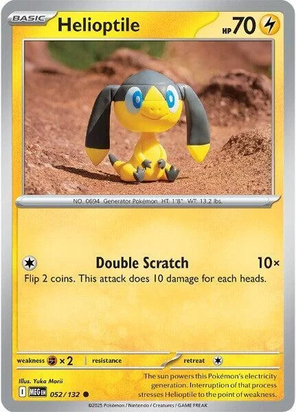 Helioptile — Mega Evolution
