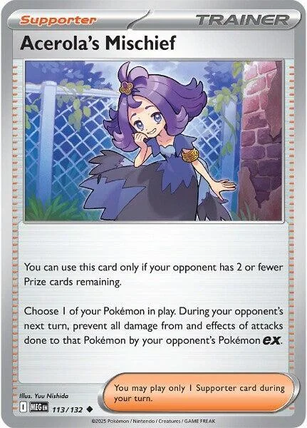 Acerola's Mischief — Mega Evolution