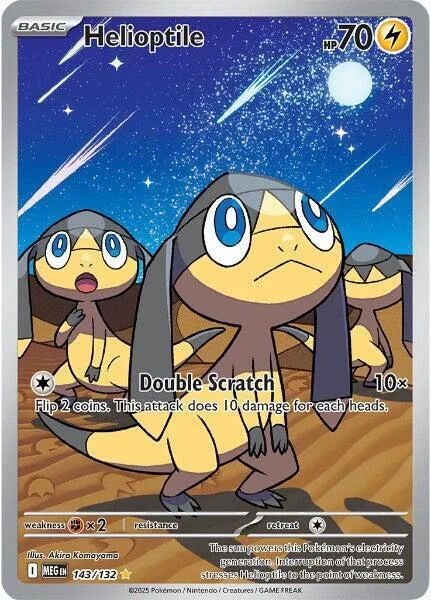 Helioptile — Mega Evolution