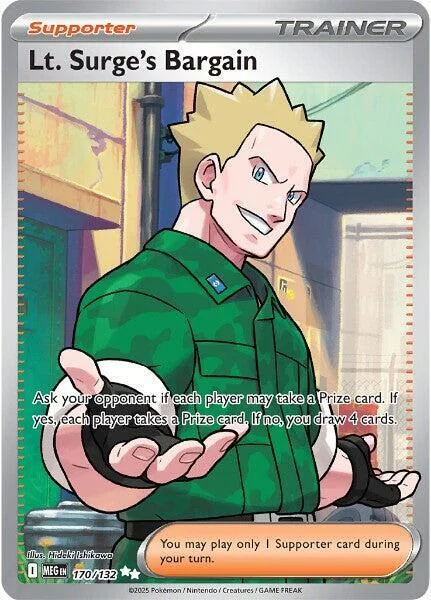 Lt. Surge's Bargain — Mega Evolution