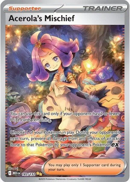 Acerola's Mischief — Mega Evolution
