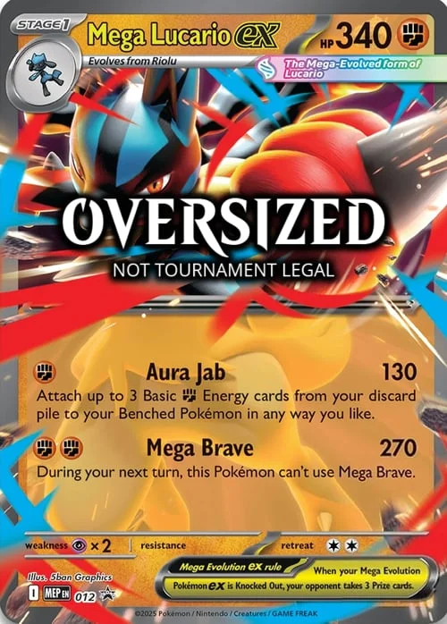 Mega Lucario ex — MEP Black Star Promos