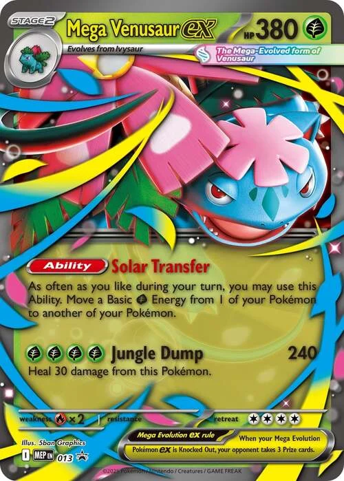 Mega Venusaur ex — MEP Black Star Promos