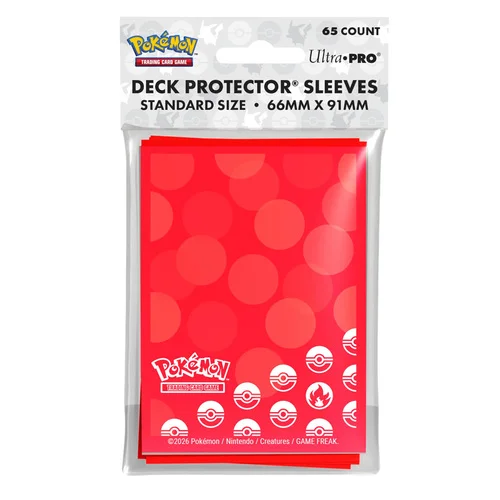 Energy Fire Type 65ct Deck Protector Sleeves — Pokémon Products