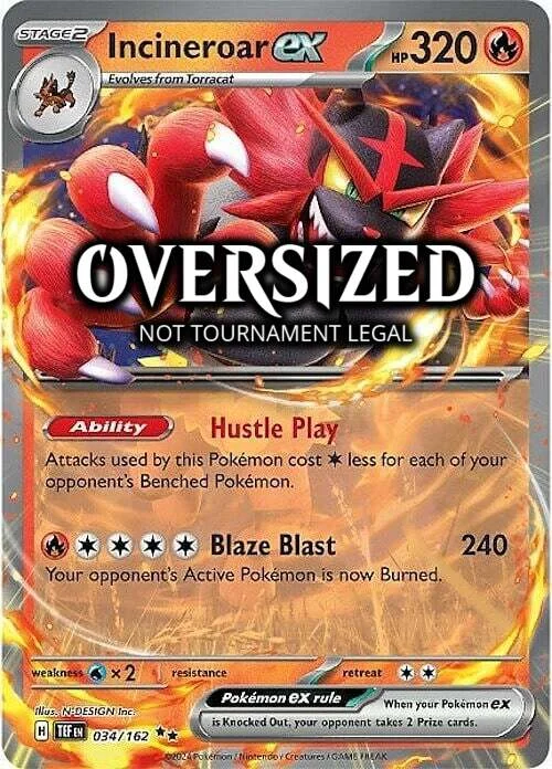 Incineroar ex — Theme Deck & Blisters Exclusives