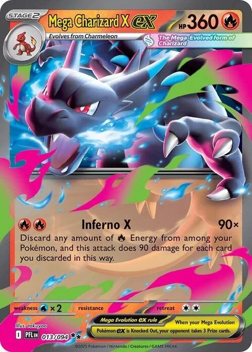 Mega Charizard X ex — Phantasmal Flames