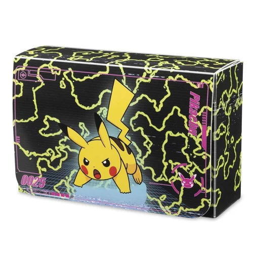 Pikachu Neon Charge Double Deck Box — Pokémon Center