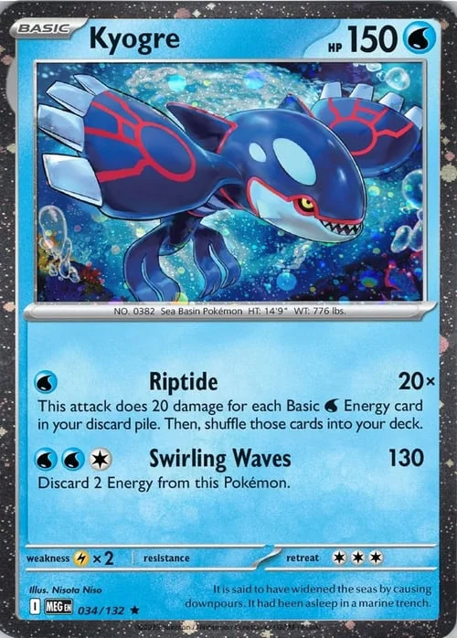 Kyogre — Theme Deck & Blisters Exclusives