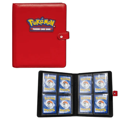 Ultra Pro | Premium Red Snap 4-Pocket Binder — Pokémon Products