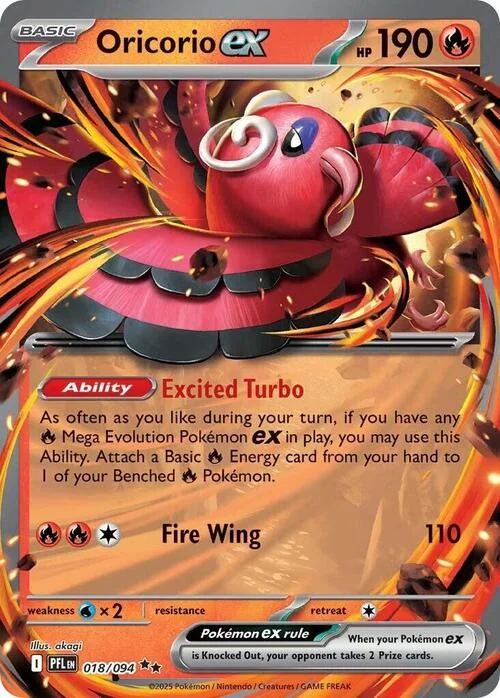 Oricorio ex — Phantasmal Flames