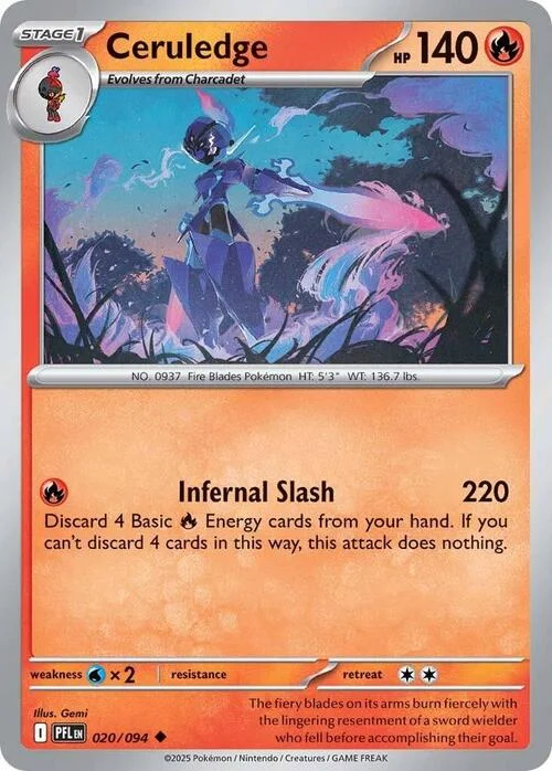 Ceruledge — Phantasmal Flames