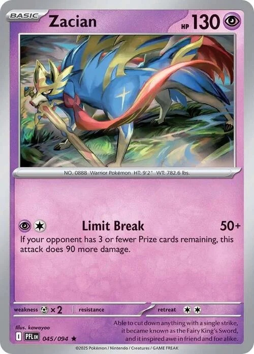 Zacian — Phantasmal Flames