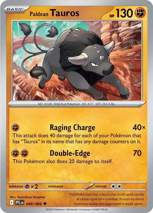 Paldean Tauros — Phantasmal Flames