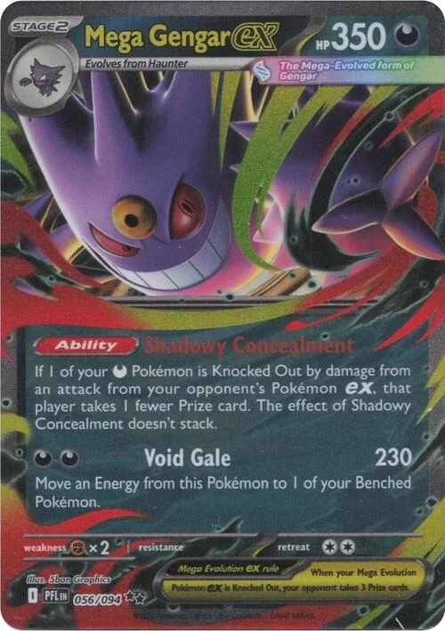 Mega Gengar ex — Phantasmal Flames