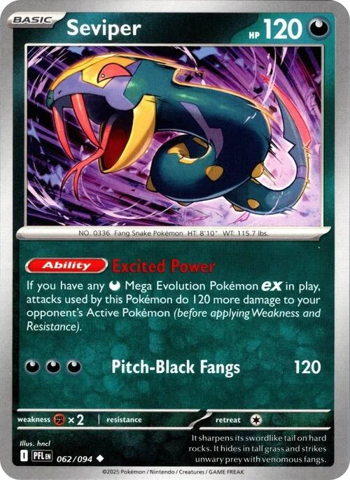 Seviper — Phantasmal Flames