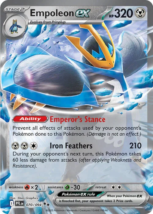 Empoleon ex — Phantasmal Flames