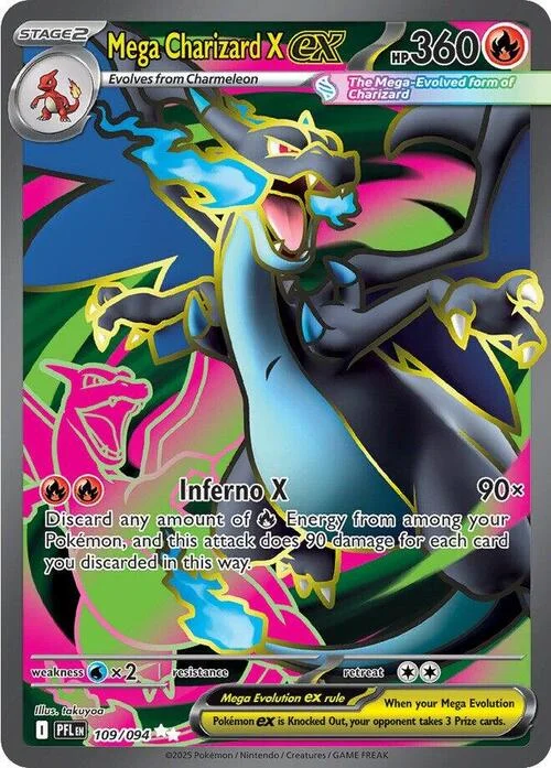 Mega Charizard X ex — Phantasmal Flames