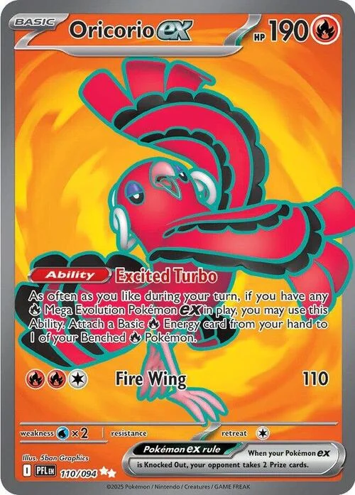 Oricorio ex — Phantasmal Flames
