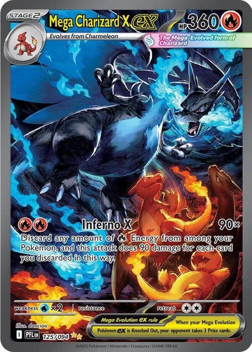 Mega Charizard X ex — Phantasmal Flames