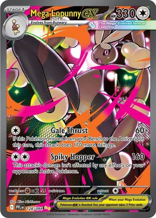 Mega Lopunny ex — Phantasmal Flames