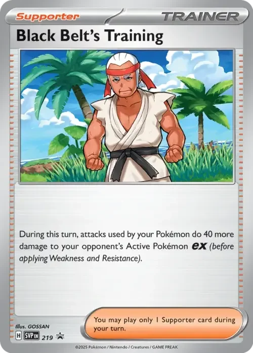 Black Belt's Training — SV Black Star Promos